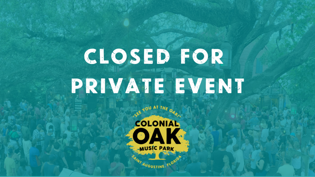 Closed for Private Event - May 11